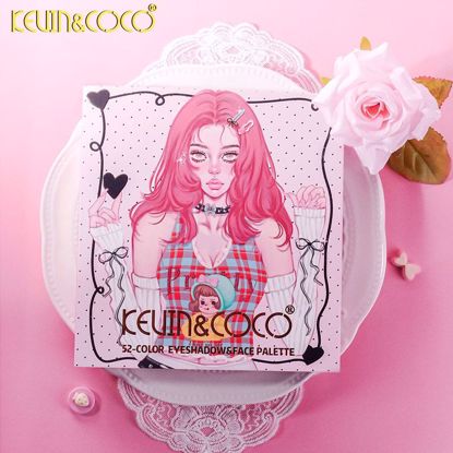 Picture of Peach Heart Strategy 52-Color Dual-Open Face & Eye Palette